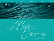 Tablet Screenshot of marinecollagen.net